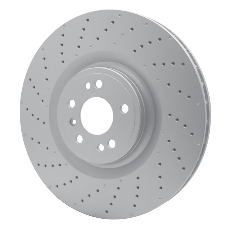Mercedes-Benz GL550 Brake Rotor (1) - Front - R1 Concepts - GeoSPEC Coated Rotor - Drilled - `12-`19